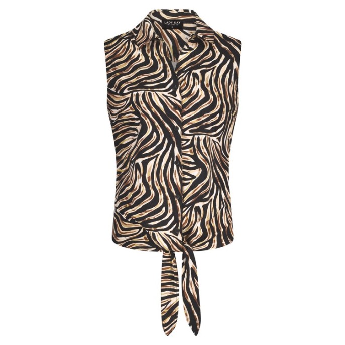 Lady Day blouse Bibi strik travel Tirza print